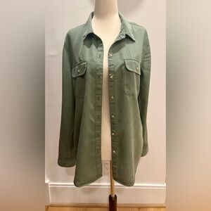Lucky Brand Sage Green Button Down Shirt
